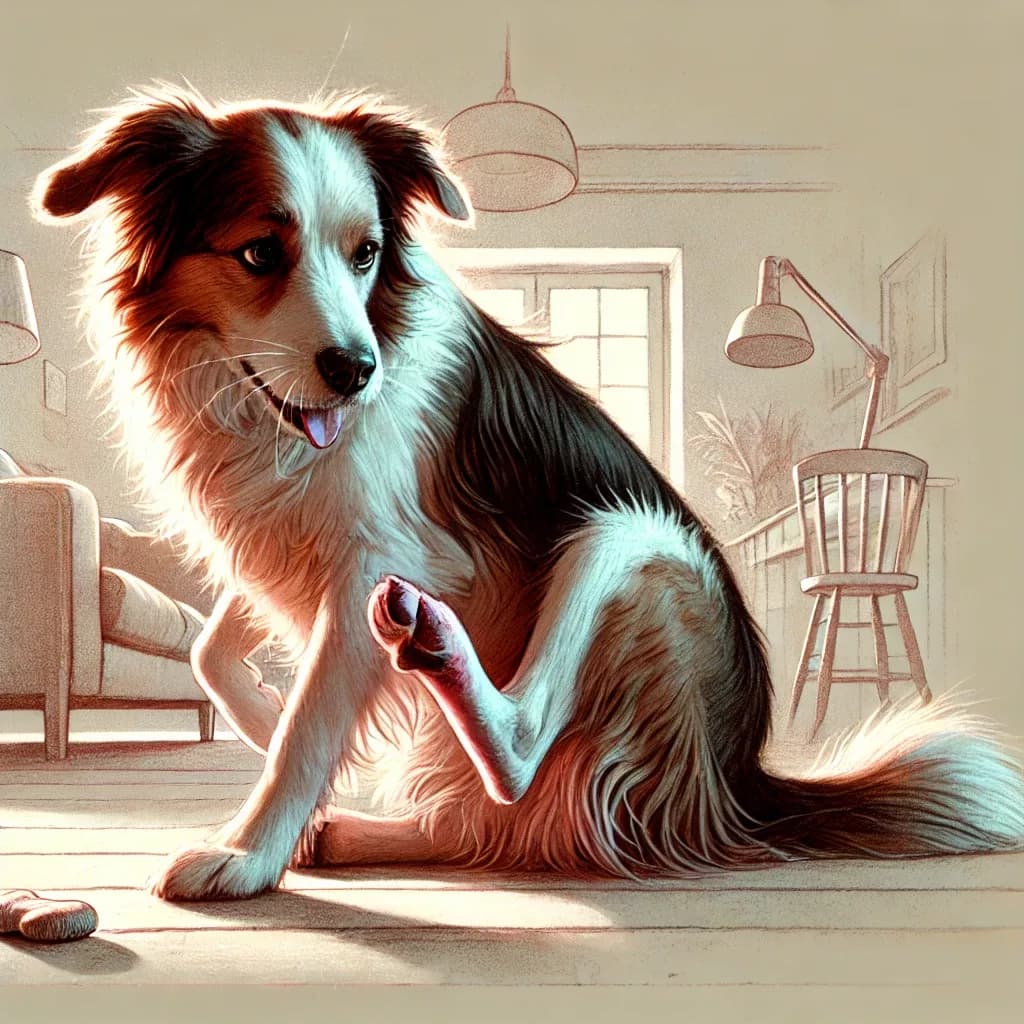 Blessure coussinet chien