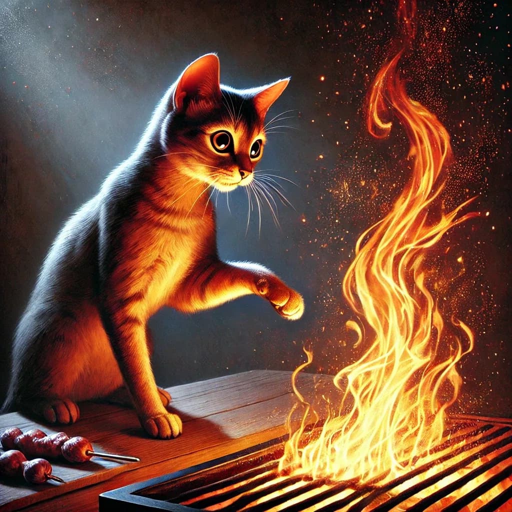 Brulure coussinet chat