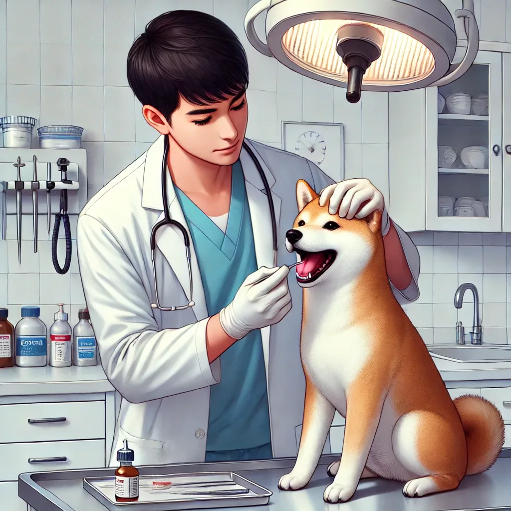 Chien perd ses dents