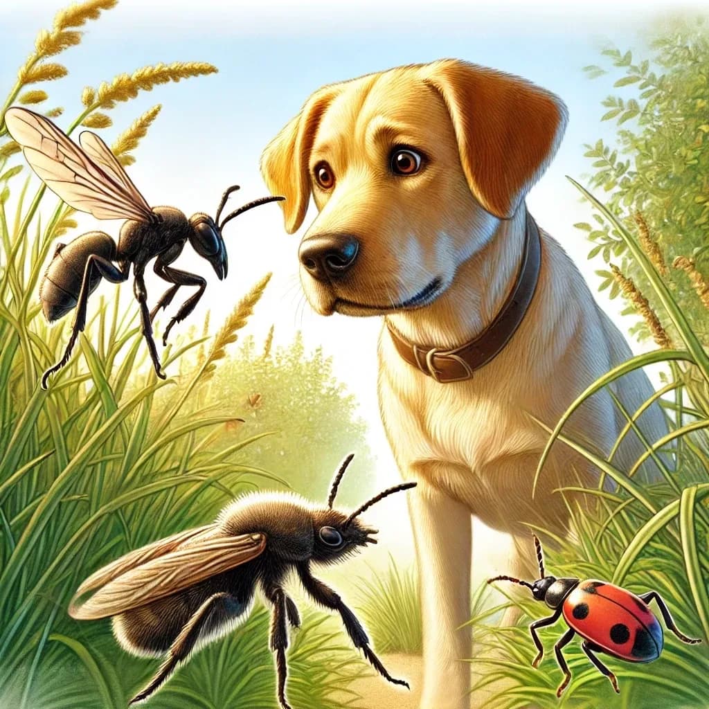 Insectes dangereux pour les chiens