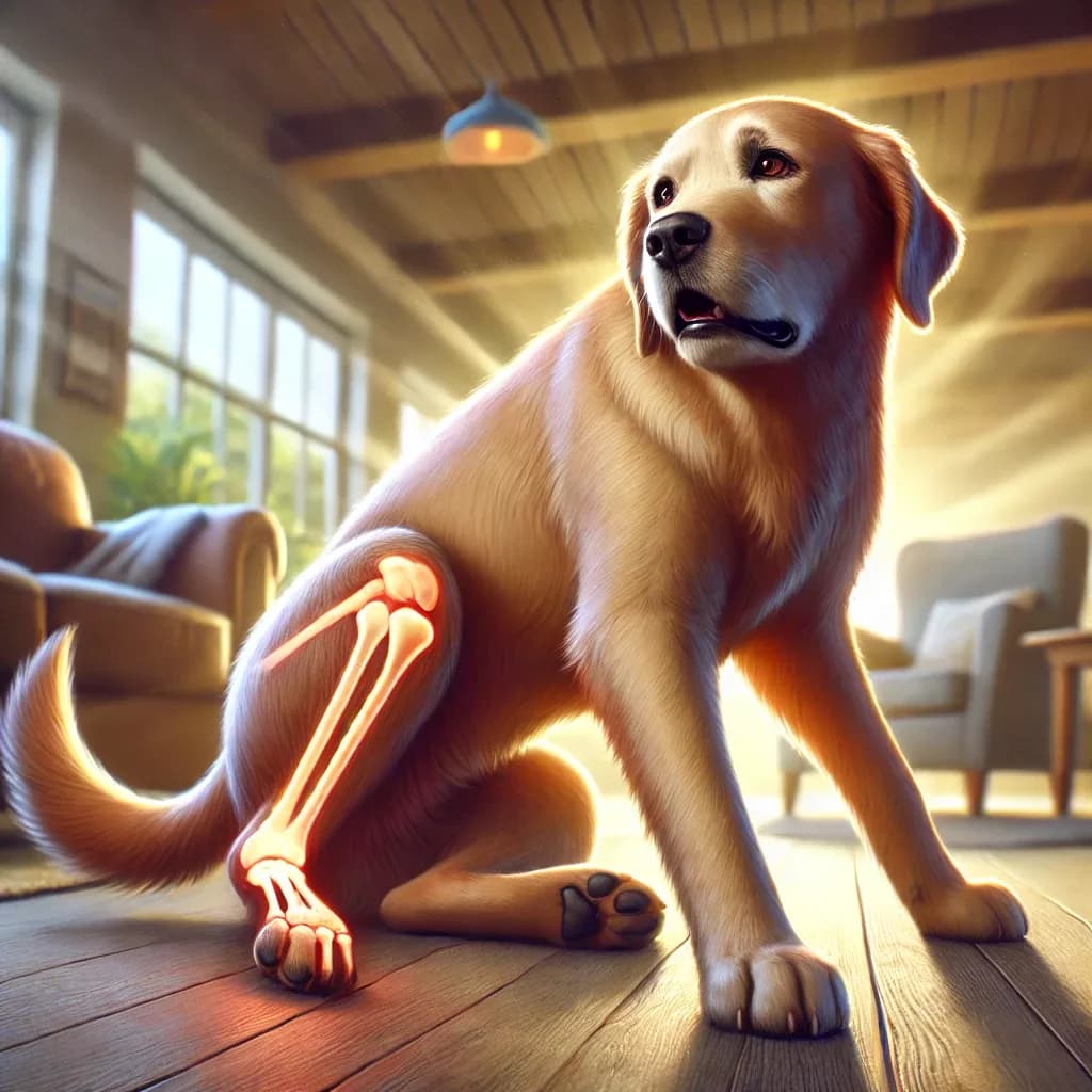 Rupture ligament croise chien